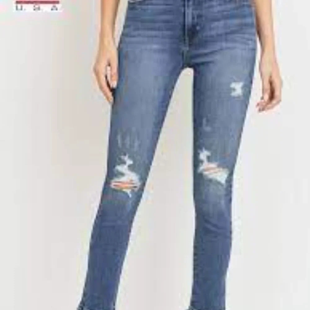Just Black Denim Skinny Jeans Womens‎ 25 Light Distressed Cotton Denim